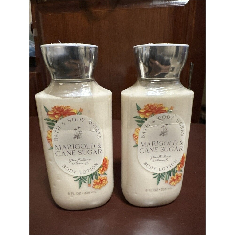 2 Marigold & Sugar Body Lotion Bath & Body Works 8 fl oz